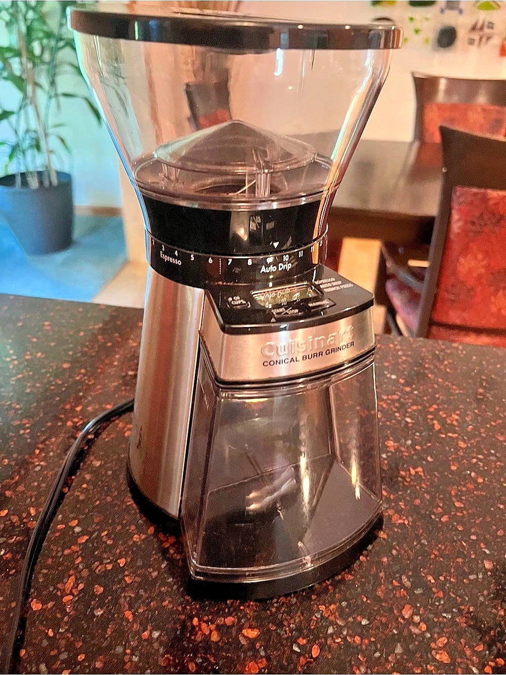 Cuisinart Supreme Grind Automatic Conical Burr Mill Silver & Black